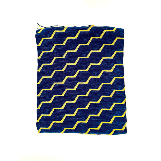 Buzz blue yellow fabric