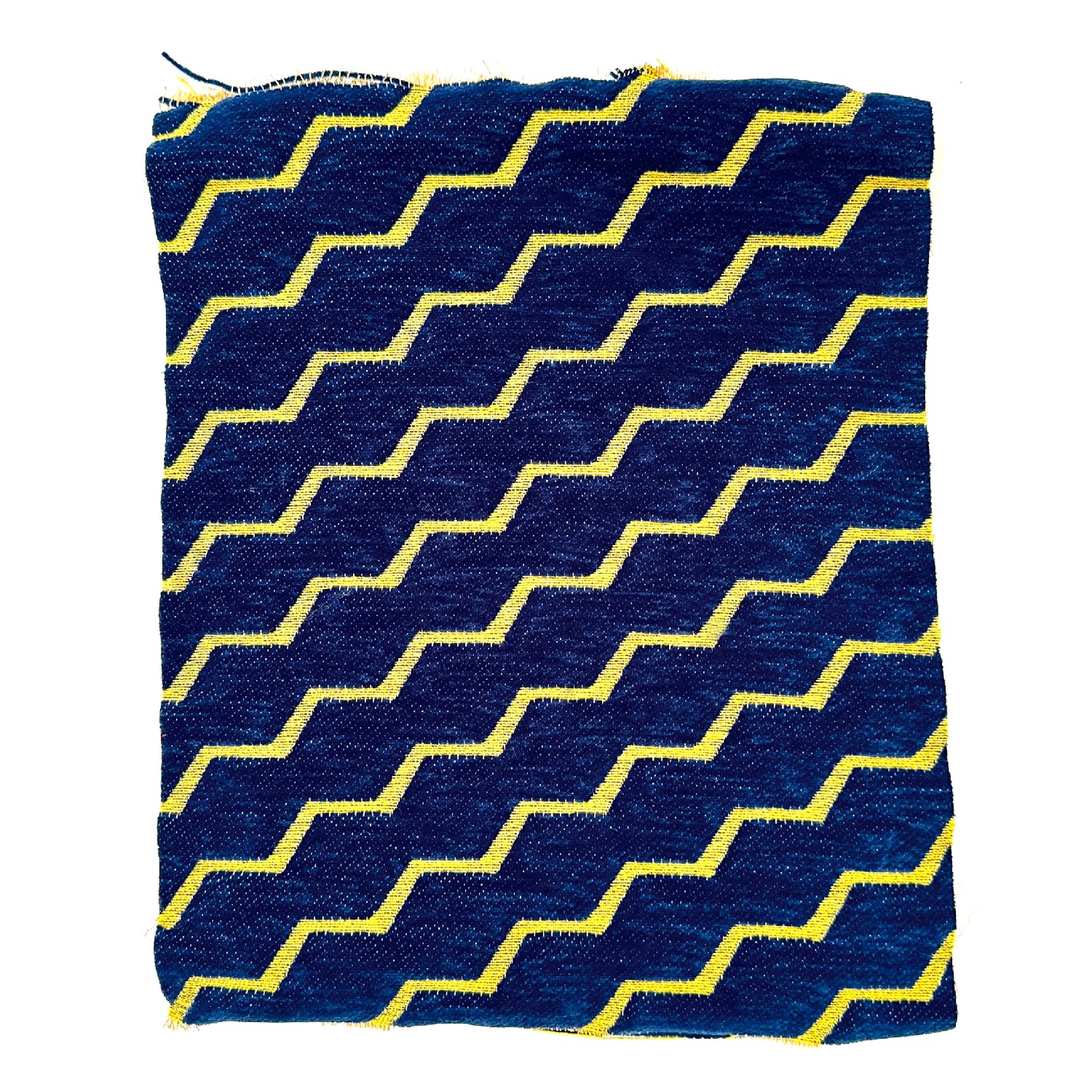 Buzz blue / yellow fabric